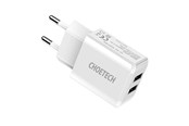 Handys - Adapter und Ladegeräte - Choetech Power charger C0030 2A 2x USB (white) - C0030 EU