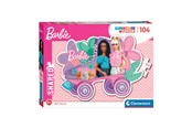 Puzzle - Clementoni Jigsaw Puzzle Super Color - Barbie Roller Skate 104pcs. Boden - 27164