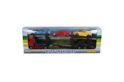 Spielzeugauto - 2-Play Traffic 2-Play Die-cast Truck Transporter with Cars 26cm - 541756