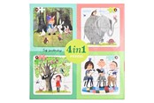 Puzzle - Lobbes Animals by Fiep 4in1 Puzzle - PU160