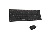 Tastaturen - Esperanza WIRELESS SET 2.4GHZ USB LIBERTY BLACK - Tastatur & Maus Set - Schwarz - EK122K