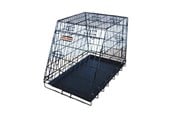 Hunde - Active Canis Reise-Hunde-Auto-Schrägbox L75 W47 H56 cm Schwarz - T6877