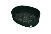 Hunde - Danish Design Schwarz mit silbernen Pfoten Slumber Bed 45cm - D01518