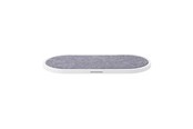 Handys - Adapter und Ladegeräte - GEAR Wireless Dual QI Charger USB-C Port 2x10W White with Grey Textile - 665101