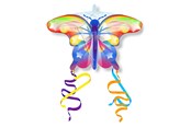 Spiele im Freien - Kites Ready 2 Fly - Pop-up Mini Nylon Kite Butterfly Rainbow - EZNY6004