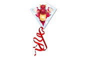 Spiele im Freien - Kites Ready 2 Fly - Kite Dragon - PL200DRG