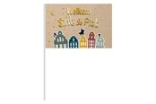 Spielzeug - Folat BV Waving flag 'Welcome Sint & Piet' 30x20cm - 65696