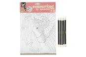 Kreativ-Spiele - Creative Craft Group Color by Number with 5 colored pencils - CR5006/GE