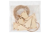 Holzspielzeug - Lobbes Decorate your Wooden Mini Bunting - 927002