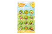 Kreativ-Spiele - Creative Craft Group 3D Easter Stickers with Glitter 12pcs. - 810028