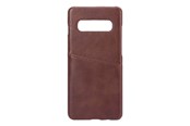 Handys - Cover & Cases - ONSALA Mobilecover Brown Samsung S10 Plus Creditcard Pocket - 588531