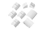 Andere Kabel - D-LINE Adapter Kit 22x22mm 8 Pieces White - FLCOCPECAP22W