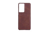 Handys - Cover & Cases - ONSALA Mobile Cover Brown with Cardpocket Samsung  S21 Ultra /S30 Ultra  5G - 588573