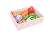 Holzspielzeug - Bigjigs Wooden Box with Vegetables 12 pcs. - BJ477