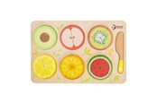 Holzspielzeug - Classic World Wooden Fruit Puzzle Fractions 22 pieces. - 20142