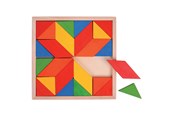 Baby Spielzeug - Bigjigs Wooden Mosaic Puzzle 24 pcs. - BJ246