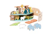 Bausets - Classic World Wooden Noah's Ark Boat Building Set with Animals 16dlg. - 20188