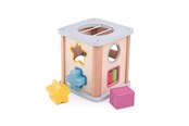 Baby Spielzeug - Bigjigs Wooden Shape Sorter 9 pcs. -FSC 100% - 33010