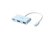 Dockingstationen - j5create 3-1in-1 USB-C Multi Dock (with 100W PD) - JCA379EC-N