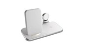 Handys - Adapter und Ladegeräte - ZENS 4 in 1 Stand+Watch Wireless Charger Aluminium - White - ZEDC15W/00