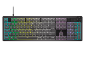 Tastaturen - Corsair K55 CORE RGB - Gaming Tastaturen - Deutsch - Grau - CH-9226D65-DE