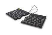 Tastaturen - R-Go Tools R-Go Split Break - keyboard - with integrated break indicator - QWERTY - Nordic - black - Tastaturen - Nordisch - Schwarz - RGOSBNDWLBL