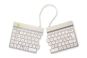 Tastaturen - R-Go Tools R-Go Split Break - keyboard - with integrated break indicator - QWERTY - Nordic - white - Tastatur - Nordic ISO - Weiss - RGOSBNDWLWH