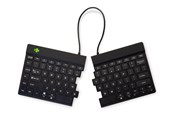 Tastaturen - R-Go Tools R-Go Split Break - keyboard - with integrated break indicator - QWERTY - US - black - Tastaturen - Englisch (US) - Schwarz - RGOSBUSWLBL