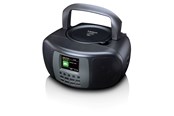 DAB, Netzwerk und Radiowecker - Lenco SCD-860BK - Portable DAB+/FM Radio with Bluetooth® CD Player and large LCD colour display - Black - DAB/DAB+/FM - Stereo - SCD-860BK
