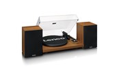 Plattenspieler - Lenco LS-480WD - Record player with built-in amplifier and Bluetooth® plus 2 external speakers - Wood - Plattenspieler - LS-480WD