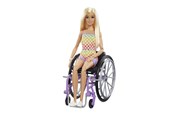Dolls & Accessories - Barbie Fashionista Rollstuhl Karomuster - HJT13