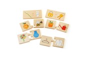 Puzzle - Bigjigs Wooden Jigsaw Puzzle Things That Go Together 32pcs. Holz - 34029