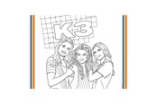 Kreativ-Spiele - Folat BV K3 Placemats Coloring Pages 6pcs. - 23239