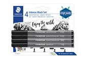 Utensilien zum Schreiben und Zeichnen - Staedtler Intense Black Set 4 pcs - 37 BK4-1