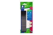 Utensilien zum Schreiben und Zeichnen - Staedtler Fineliner triplus black 4pcs Bc - 334 R-9BK4