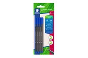 Utensilien zum Schreiben und Zeichnen - Staedtler Fineliner triplus blue 4pcs Bc - 334 R-3BK4