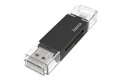 Speicherkarten Lesegerät/Adapter - Hama card reader - micro USB 2.0 / USB 2.0 - 00200130