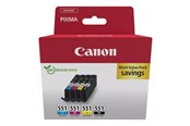 Druckerzubehör - Tinte & Toner - Canon CLI-551 / 6509B015 Multipack - 6509B015