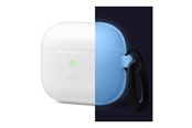 Handys - Cover & Cases - Elago AirPod 3 Hang Silicon Case Nightglow Blue - EAP3HG-HANG-LUBL