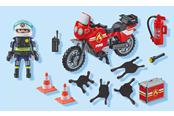Playmobil - Playmobil Action - Feuerwehrmotorrad & Ölunfall - 71466