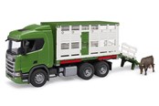 Spielzeugauto - Bruder Scania Super 560R Cattle Transportation Truck - 03548