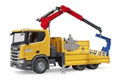 Spielzeugauto - Bruder Scania Super 560R Construction Lorry with Crane - BR3551