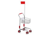 Rollenspiele - Small Foot - Shopping cart with doll seat and flag - 4046