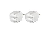 Andere Kabel - Hama 2-way Socket Adapter Double Pack White - 00223211