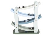 Baby Spielzeug - Small Foot - Wooden Autobahn Blue with 4 Cars - 11651