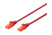Netzwerk - Kabel - DIGITUS Professional patch cable - 25 cm - red - Rot - 0.25m - DK-1617-0025/R