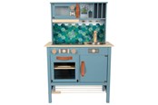 Rollenspiele - Small Foot - Wooden Children's Kitchen Blue 7dlg. - 12216