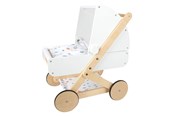 Dolls & Accessories - Small Foot - Wooden Doll Pram Little Button - 11914