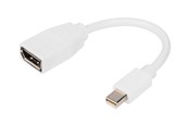 Display Kabel - DIGITUS Mini-DisplayPort til DisplayPort 1.2 Adapter - 0.15m - DB-340405-001-W
