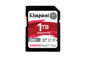 Speicherkarten - Kingston Canvas React Plus V60 SD - 280MB/s - 1TB - SDR2V6/1TB